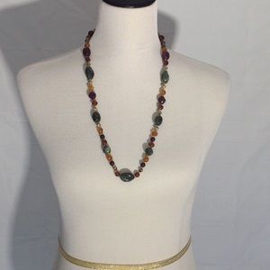 Beaded strand necklace